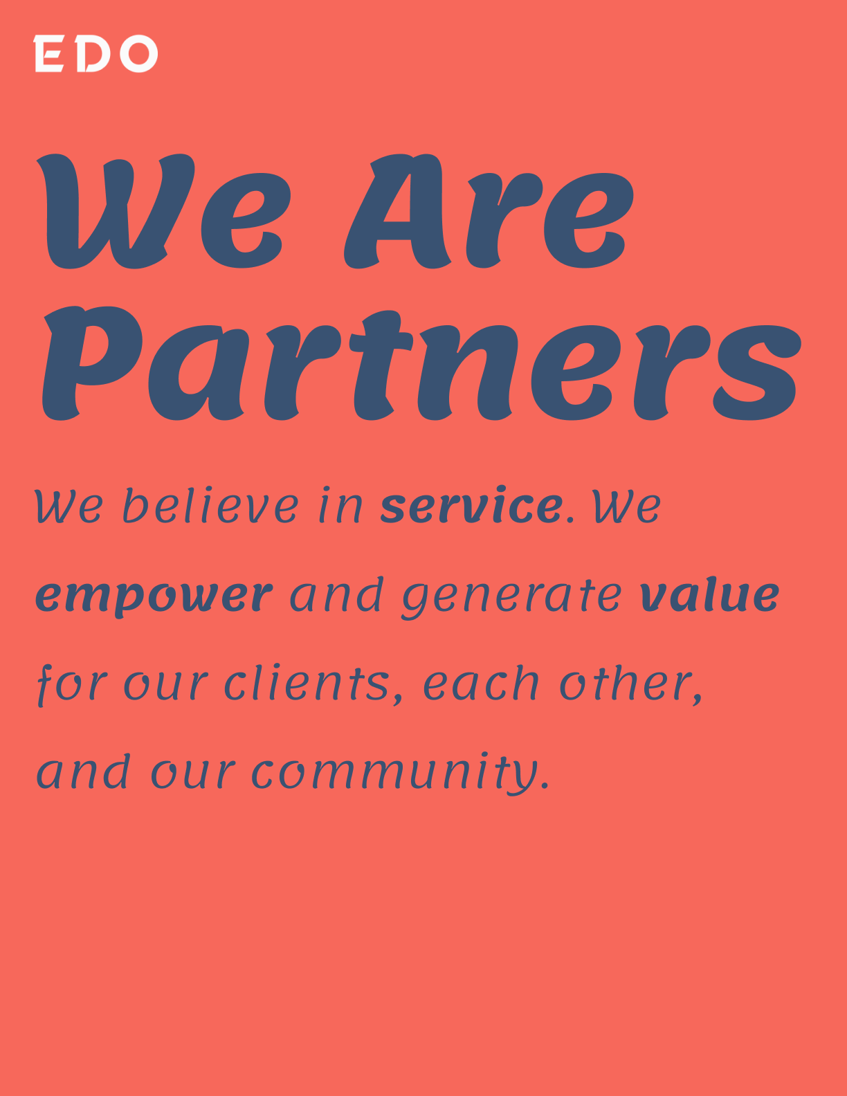 We Are Partners